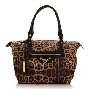 Sam Edelman Phoebe Leopard Nylon Tote Crossbody